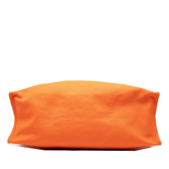 Pre-Loved Hermes Toile Etriviere Shopping Tote - Picture 3 of 8